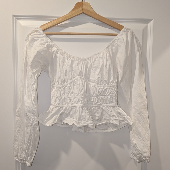 Sim & Sam Tops - Chic White Women's Blouse